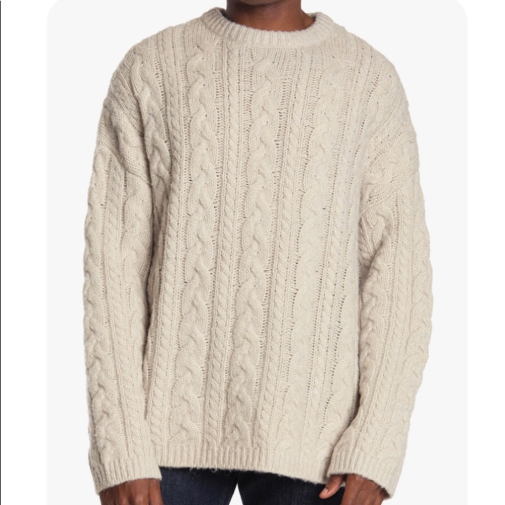 Allsaints Gable Cable Knit Sweater XS